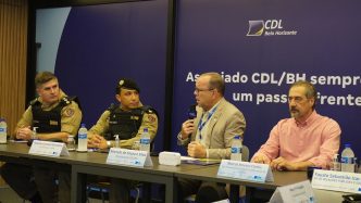 Reuniao da PMMG com o comercio Estevao Galvao Balcao News