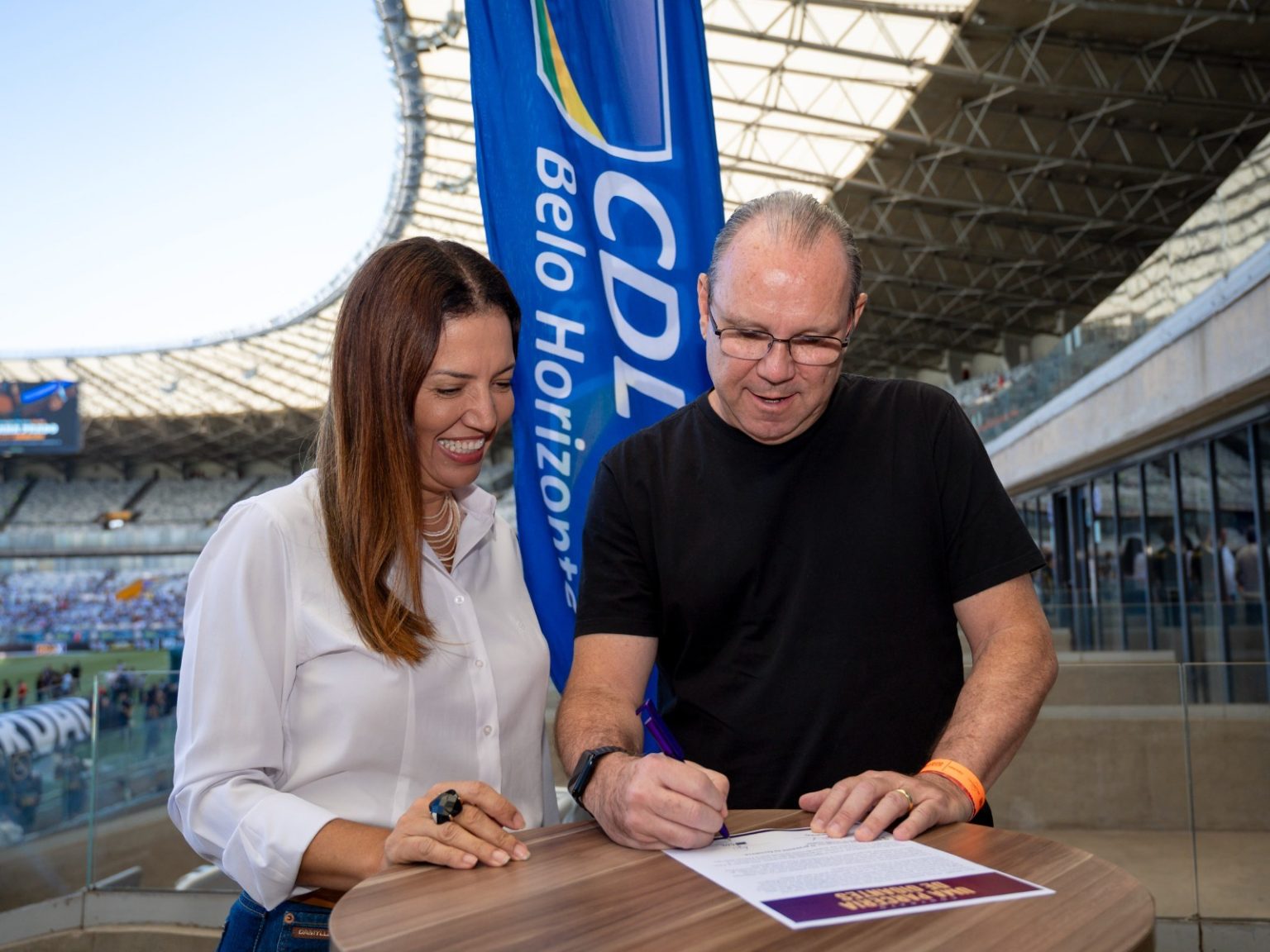 Marcelo de Souza e Silva assina parceria com o Mineirao