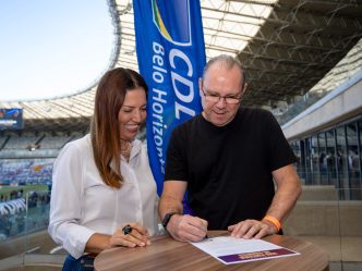 Marcelo de Souza e Silva assina parceria com o Mineirao