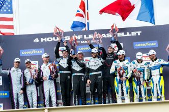 Sergio Sette Camara no podium em Paul Ricard