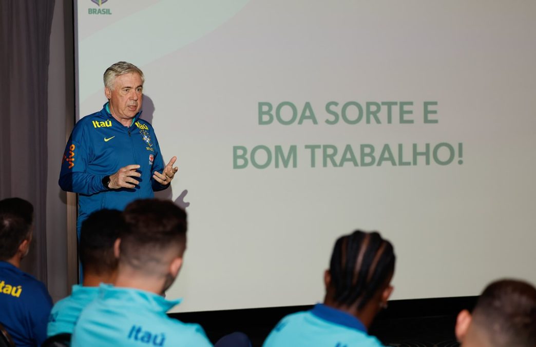 Estreia Ancelotti Foto CBF Balcao News 5 6 25