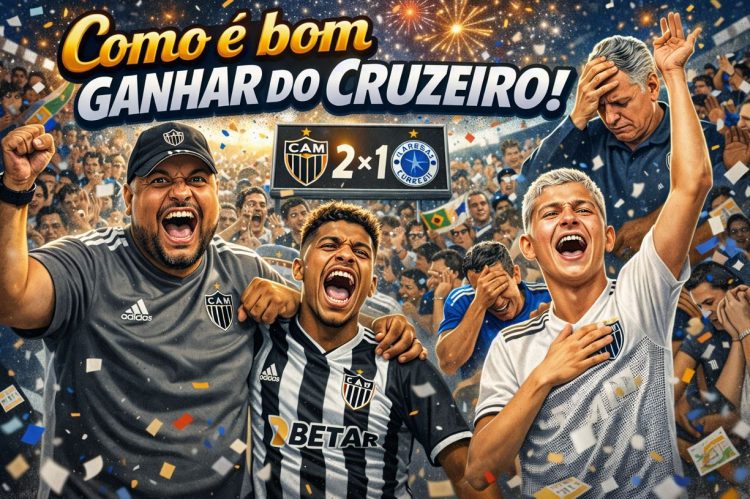 Como e bom ganhar do Cruzeiro