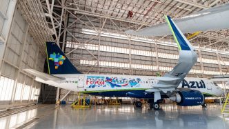 AVIAO BH SANTAREM AZUL DIVULGACAO GUILHERME RAMOS