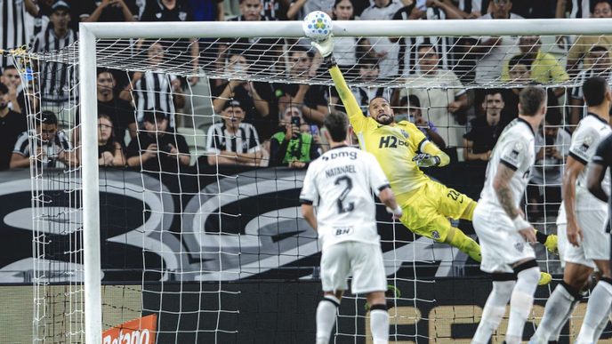 Galo: Classificou sem convencer! Canabrava em Campo. Foto: Pedro Souza/CAM.