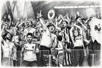 torcida do Galo vibrando