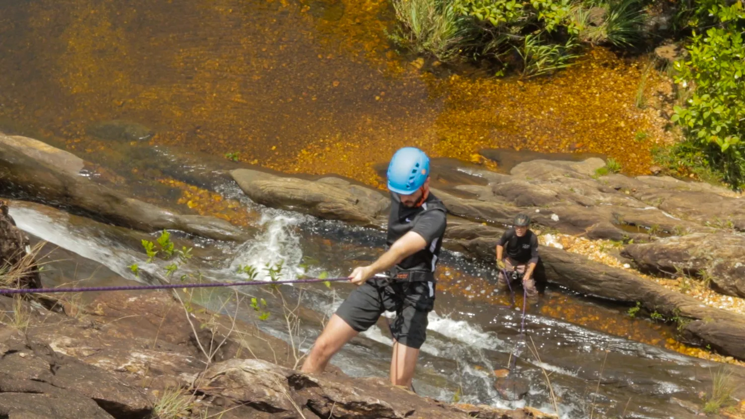 Rapel cachoeira do Bom despacho Foto walkingtourdelrei.com .br