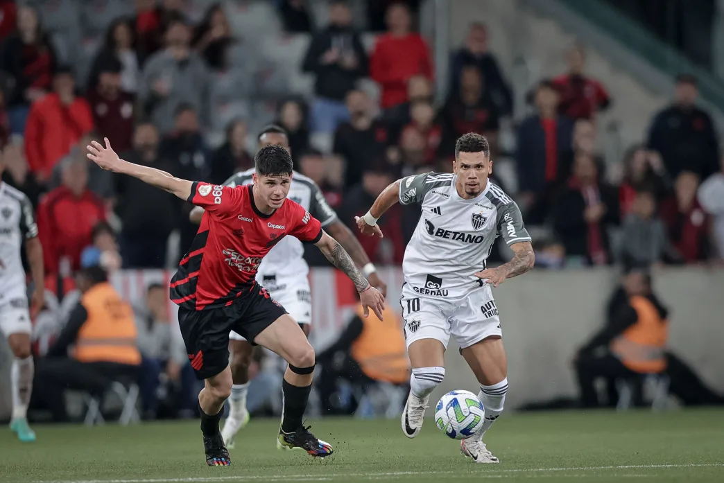 Paulinho foi destaque do Galo contra o Athletico Paranaense Foto Pedro Souza Balcao News