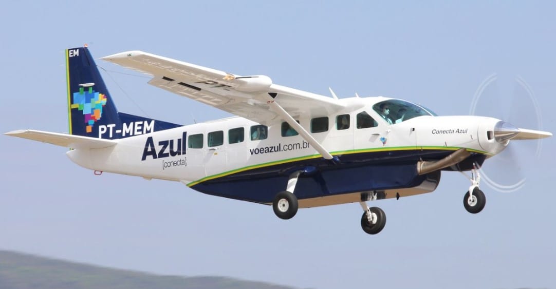 Aeronave Cessna Grand Caravan Azul Linhas Aereas Balcao News