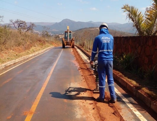 2 Imagem Obras de Implantacao do Sistema de Abastecimento de Agua da Localidade de Agua Boa Municipio de Congonhas