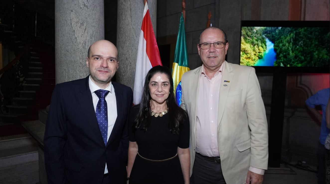 Frederico Aburachid presidente da Fuliban Jacqueline Bachavice presidente da Fuliban Marcelo de Souza e Silva presidente da CDL BH
