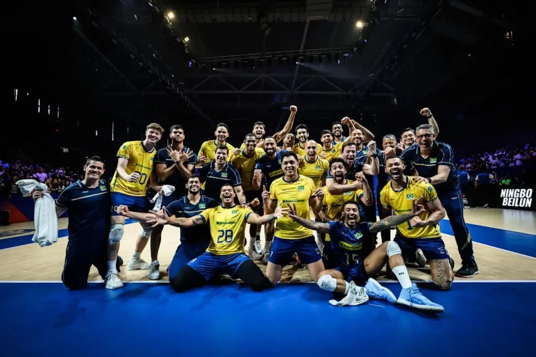 Brasil bronze na VNL masculina Balcao News 2 8 25 CBV