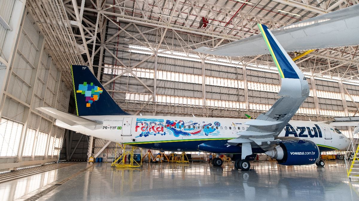 AVIAO BH SANTAREM AZUL DIVULGACAO GUILHERME RAMOS