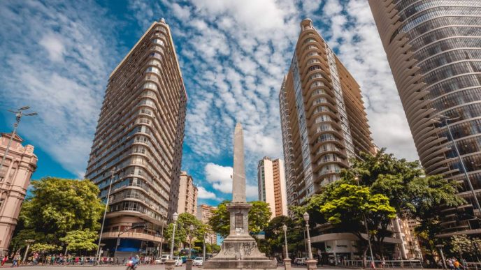 Prédio do P7 Criativo n Praça Sete BH