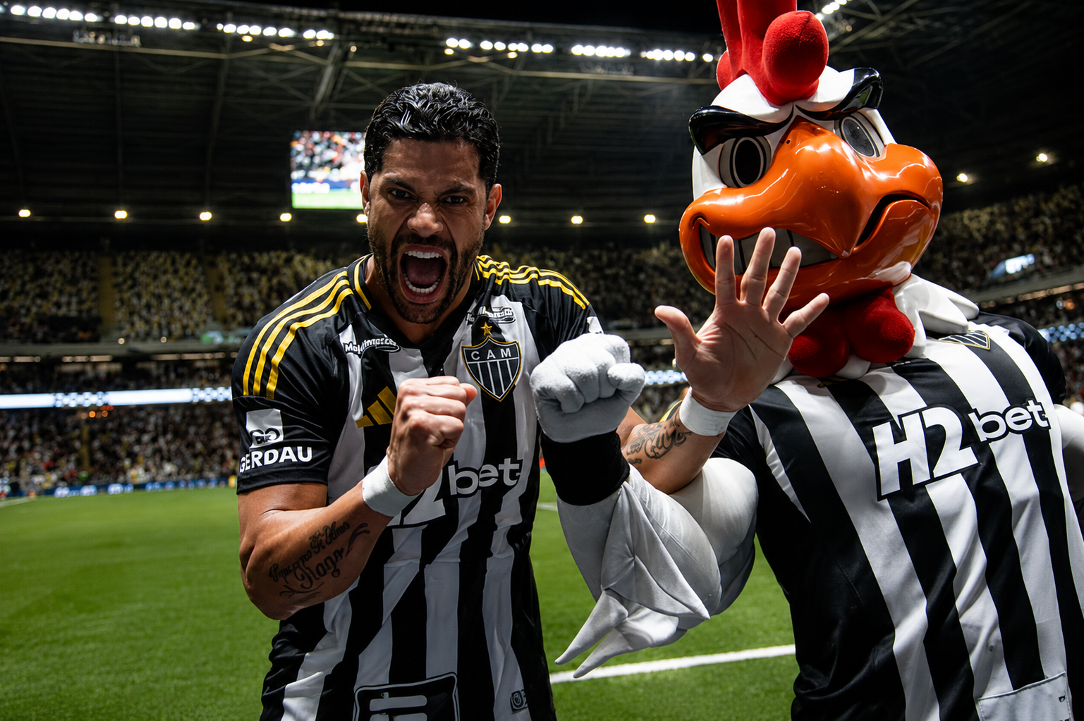 Galo: Parou de procurar herói e resolveu jogar futebol