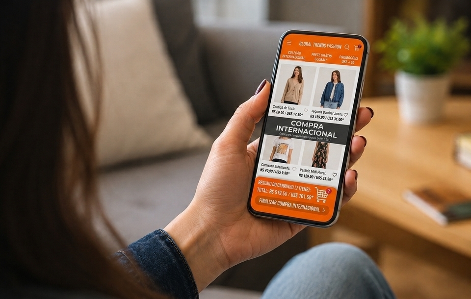 Alta de 47,4% nas remessas internacionais renova pressão sobre o varejo de moda,