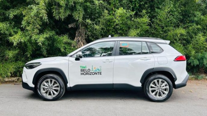 Novo adesivo taxi